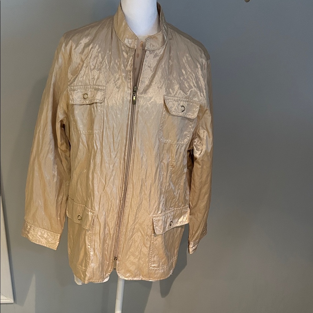 Alfred Dunner Gold Jacket